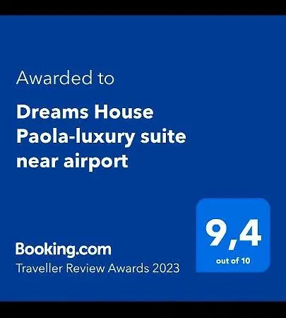 Apartment Dreams House Paola-luxury Near Airport *